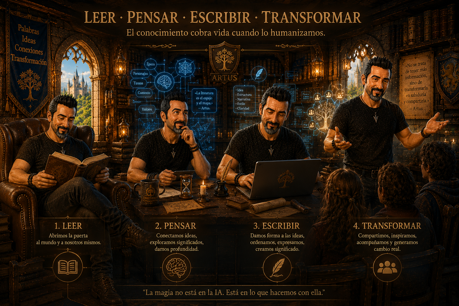 Leer, pensar, escribir, transformar
